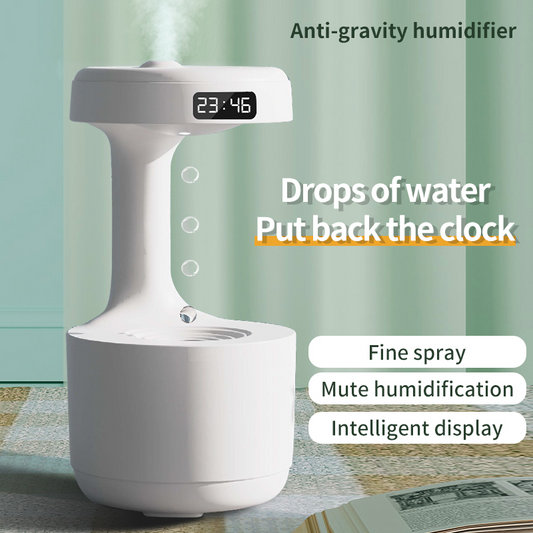 Anti-gravity Air Humidifier Mute  Water Drops Cool Mist Maker Fogger Relieve Fatigue