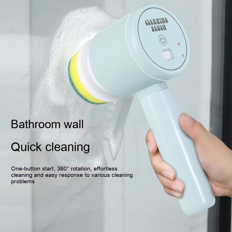 Handheld Multifunctional Electric Floor Wall Cleaning Brush