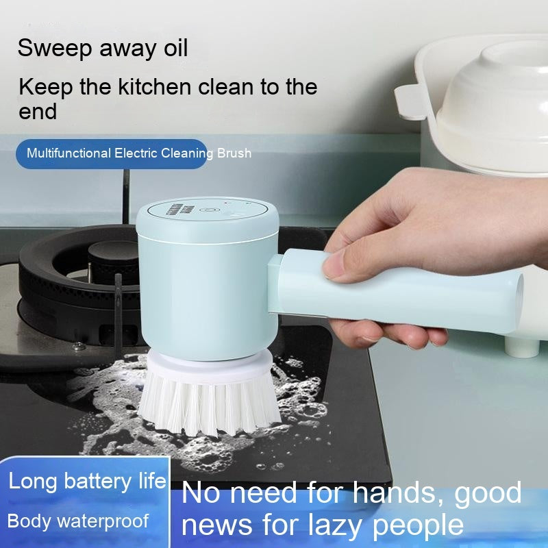 Handheld Multifunctional Electric Floor Wall Cleaning Brush