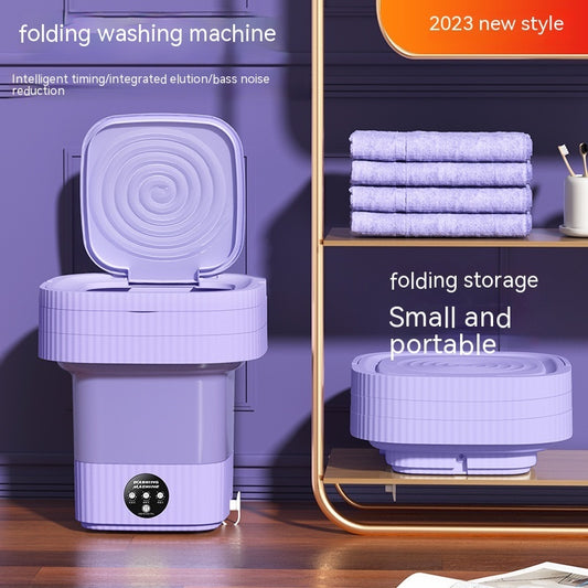 Plastic Folding Automatic Washing Machine Portable Mini Washer